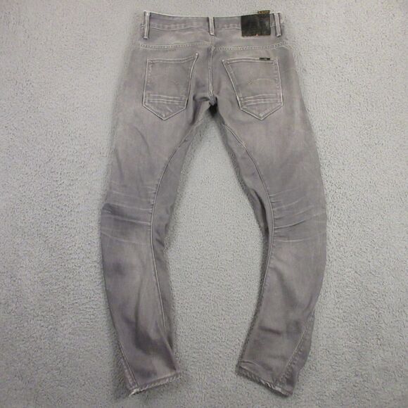 GStar Raw Denim Arc 3D Slim Jeans‎ Mens size 30x30 Gray Tapered Distressed - Picture 6 of 12